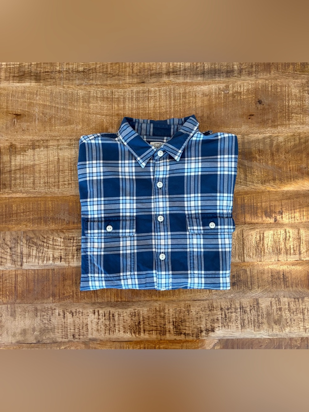 J. Crew Plaid Flannel Button Down Shirt